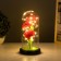 Night of "Cloves" LED red 3HAAA 10.5x10.5x22cm