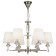 Maytoni Mod018PL-06CH, 6HE14, 40W, 66x66x145 cm, chromium color