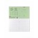 A notebook of 18 sheets in the Erichkrause “Classic” cage, covered cardboard, OFSET block, green