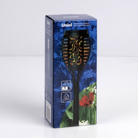 Uniel Garden Light on the Solar Battery "Torch", 7.5 × 48 × 7.5 cm, flame effect-2