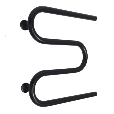 Water towels "Sanprise", M-shaped, 500x500 mm, 1 ", side. Silent, black matte-1