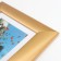 Photo frame plastic 10x15 cm 742 Gold (plastic screen)