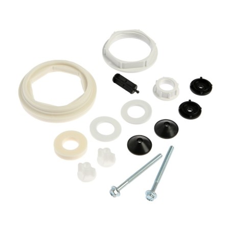 Reinforcement for flush tanks "Father", with lateral eyeliner 1/2 ", two -button, chromium-2