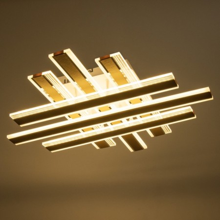 Luer with DPD "Jema" LED 160W 3000-6000W RGB gold 70x70x12cm Bayerlux-2