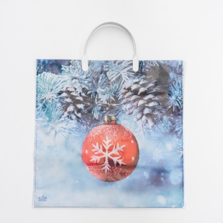 Package "Frosty Mood", plastic with a plastic pen, 36 x37 cm, 100 μm