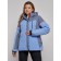 Ski jacket female, size 52, purple color