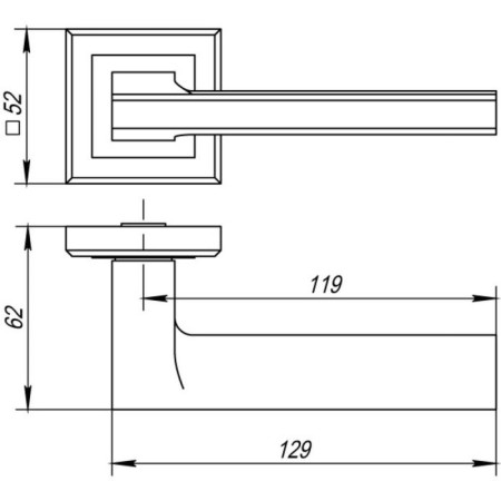Separate handle Vector QL BL-24, black-1
