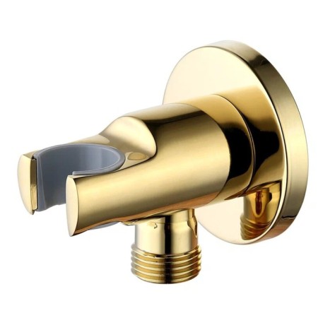 Shower hose connection Lemark LM4785G, 60 x 69 mm, gold