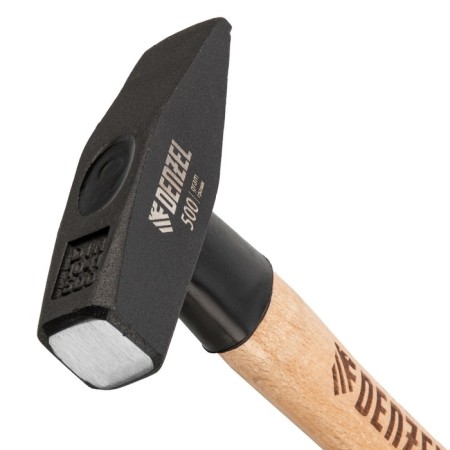 Denzel 10429 locksmith hammer, forged square steel, beech handle, 500 g-1