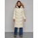 Coat insulated winter female, size 42, light-beige color