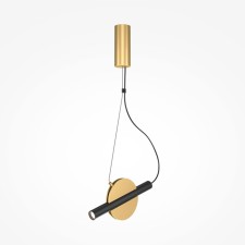 Suspension lamp Maytoni Mod150PL-L5BS3K, 1XLED, 5W, 30x6 cm, 350LM, Brass color
