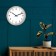 Watch walls, series: classic, discrete move, d-28 cm, gold