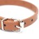 Clopanese collar made of artificial leather, 30.5 x 1 cm, mix of flowers