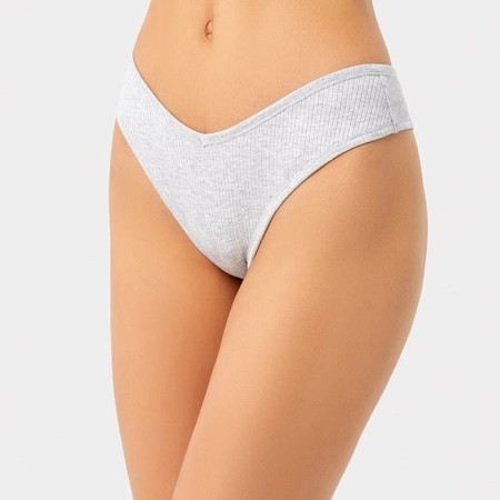 Panties female Braziliana, color gray melange, rr 44 (s)
