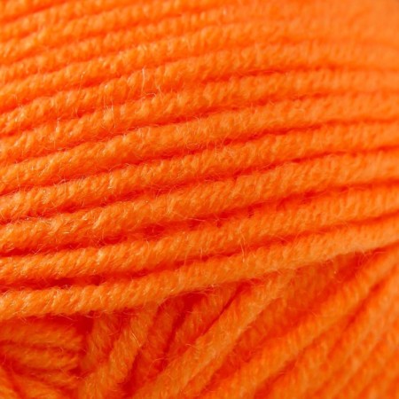 Yarn "Children's Fun" 20% microfiber, 80% acrylic 140m/50g (035 orange)-2