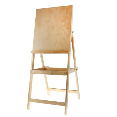 Molbert Type "Clamp", 1300 x 500 x 650 mm, tablet 600 x 500 mm, with a shelf