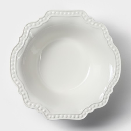 Porcelain salad Magistro "suite", 800 ml, d = 20.5 cm, white color-2