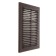 Ventilation ERA 1825 r, 253x183 mm, with a grid, detachable, brown