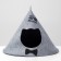 Animal house from felt "Vigva for gentleman", 53 x 41 x 53 cm