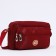 Bag Cross-Bodi with a zipper, red color