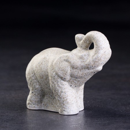 Porcelain figurine "Indian elephant", 10 cm