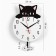 Watch Wall children's "Black Cat", with a pendulum, 36 x 24 cm