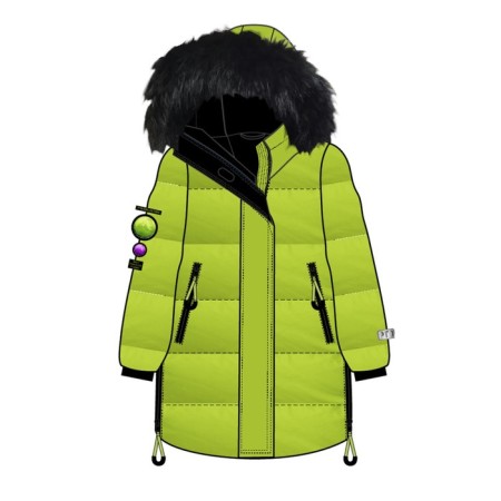 Winter coat for the girl PlayTode, height 134 cm-12