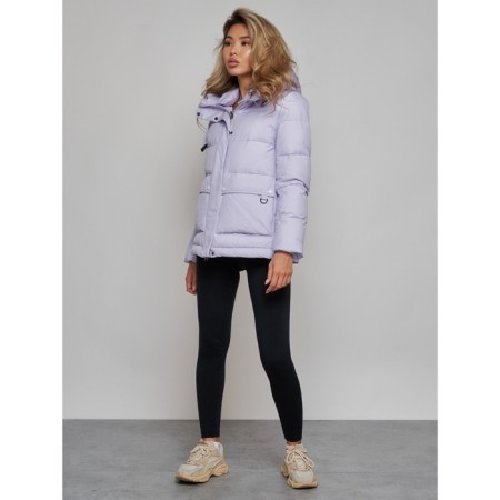 Winter jacket, size 44, purple color-2