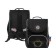 School standard, 33 x 25 x 13 cm, Grizzly, + bag for shoes, black