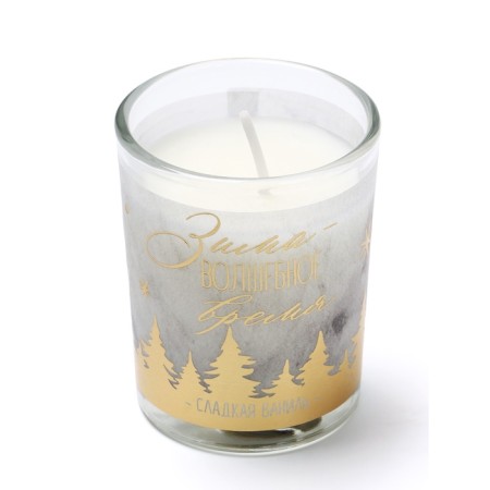 Set of candles "Winter magic. Second series »5 x 6 x 5 cm-5