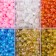 Glass beads 6/0 in the box 10 divisions "multi -colored" 1 division = 10 g 12.8x6.5x2.2 cm