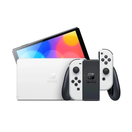 Game console Nintendo Switch, 64 GB, OLED, 2 Joy-Con controllers, white
