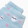 Women's socks "cat", blue color, rr 23-25
