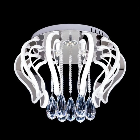 Krown 82W chandelier LED Chrome 52.5x51.5x31 cm