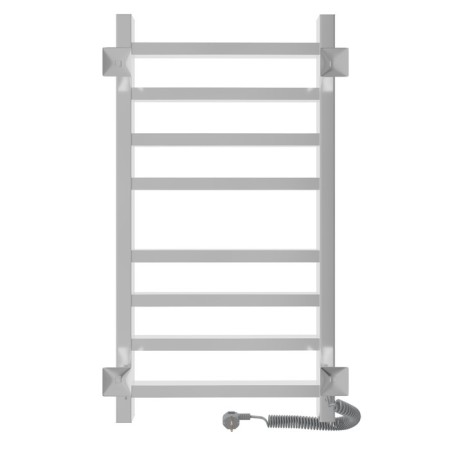 The electric heated towelputor "Sanprise" Contour P8, 400x800 mm, left/right, chrome-5