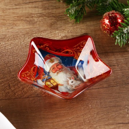Santa Claus saucer, 10.8 x 10.3 cm-1