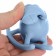 Toy - silicone cutter with a rattle "horse", blue color, crumb me