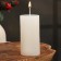 Candle-cylinder aromatic "jasmine", 5x10 cm