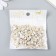 A set of beads for creativity plastic "Golden heart in the circle" White 20 g 0.3x0.7x0.7 cm