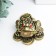 NECKE Bronze "Toad on Coins" 4 x 7 x 5.5 cm