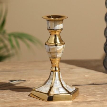 Candlestick 13 cm, brass-1