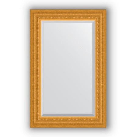 Mirror with fatset in a baguette frame - Susal gold 80 mm, 55 x 85 cm, EvoForm