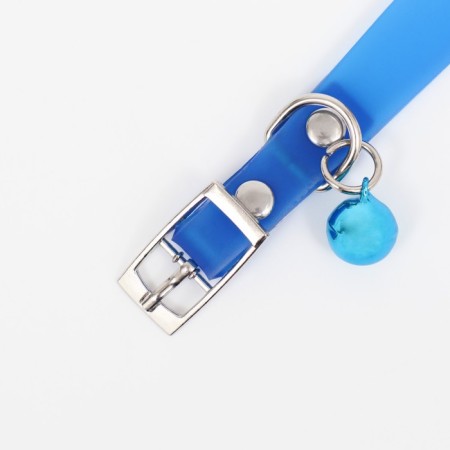 Collar with luminous elements "pleasure", 30 x 1 cm, blue-3