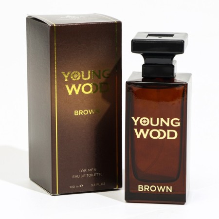 Men's toilet water Young Wood "Brown", 100 ml-2