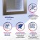 Mirror with Doratiz LED lighting "Leia", 600x800 mm, switch-sensor for movement