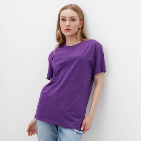 Female T -shirt, purple color, size 46-3