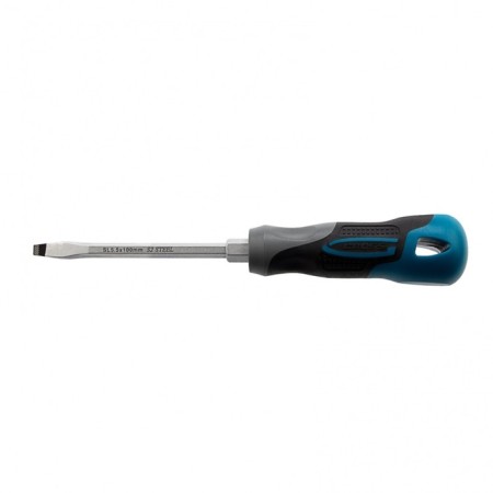Screwdriver GROSS, SL5.5 x 100 mm, S2, three -component handle