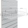 Korsin regiment for economy panels, 596 × 301 × 130 mm, white color