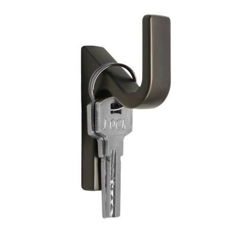Furniture hook Cappio anemone, one -rod, color graphite, 3 pcs.-1