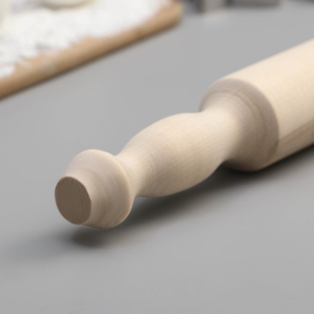 Rockbrush with handles of a share, 44 cm, birch-2